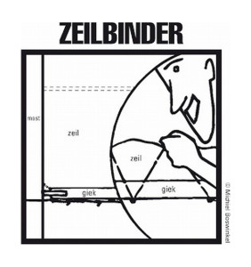 Zeilbinder, 3m spin, blauw